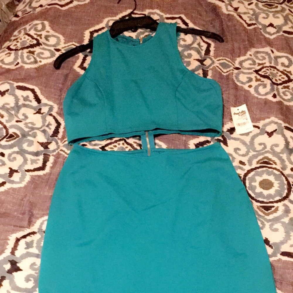 Teal Dress